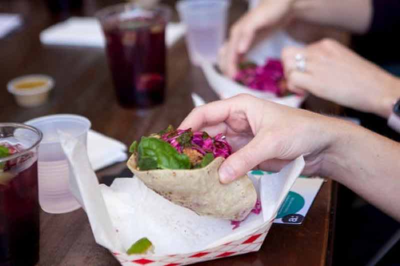 tacos served during mission district food tour in san francisco